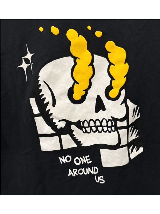 Zara Other - Shirt Zara black size med graphics No one around us design, excellent condition